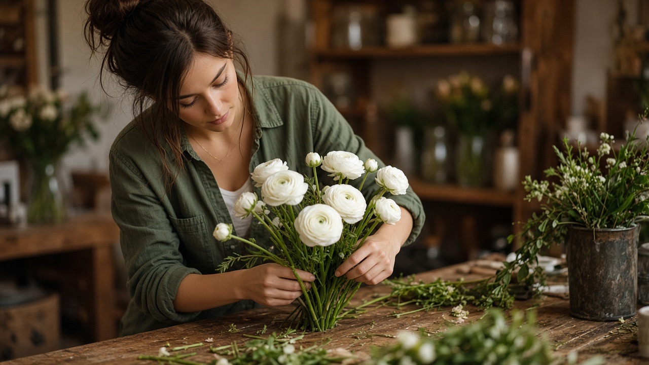 Florist studio still for the image to image tool card